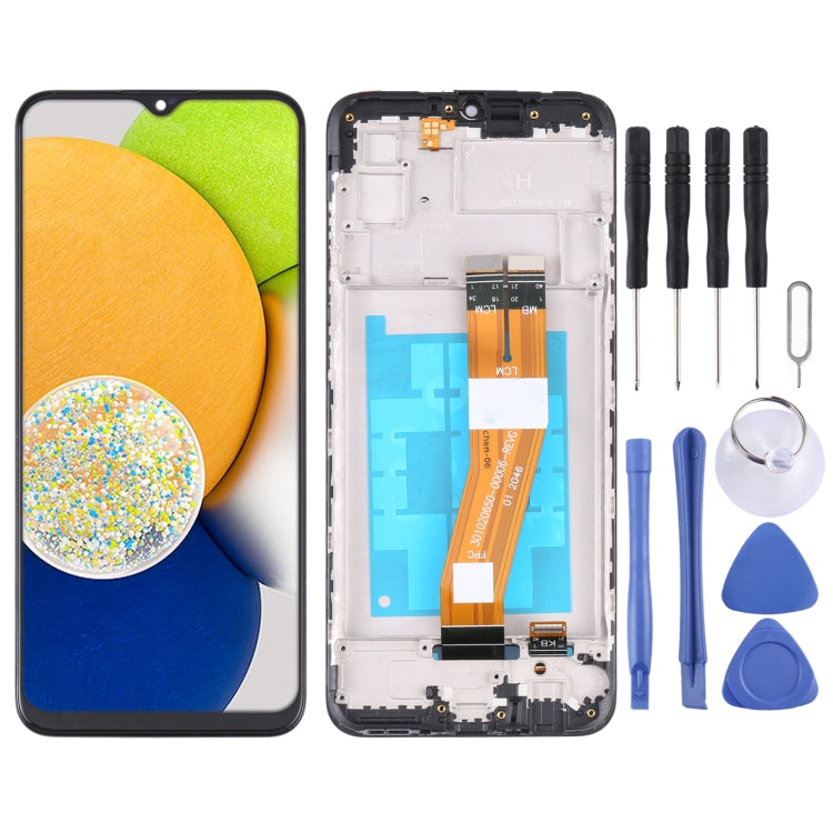 LCD Screen and Digitizer Full Assembly with Frame For Samsung Galaxy