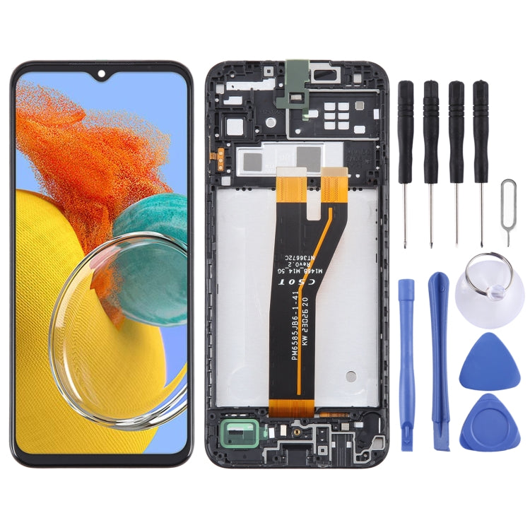 LCD Screen Digitizer Full Assembly with Frame, For Samsung Galaxy A25 SM-A256B, For Samsung Galaxy A15 5G SM-A156B, For Samsung Galaxy A35 SM-A356B, For Samsung Galaxy A05 SM-A055F, For Samsung Galaxy A05s SM-A057F