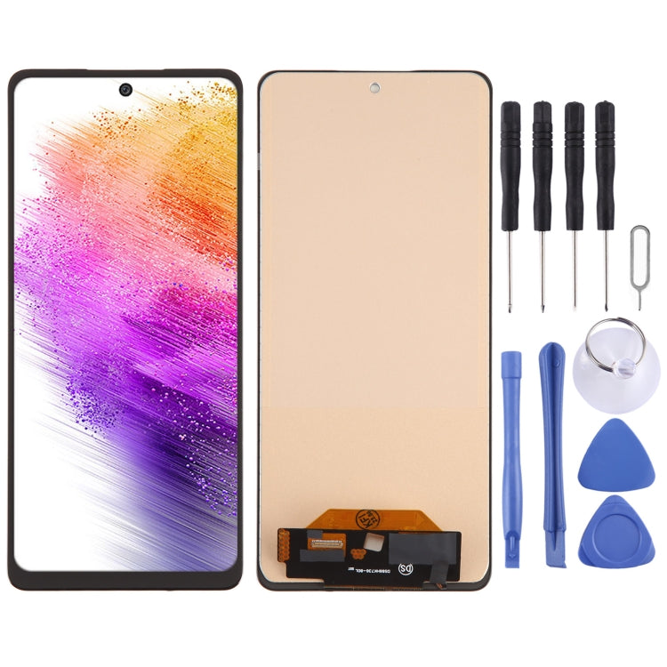 For Samsung Galaxy A73 5G SM-A736B TFT LCD Screen Digitizer Full Assembly with Frame