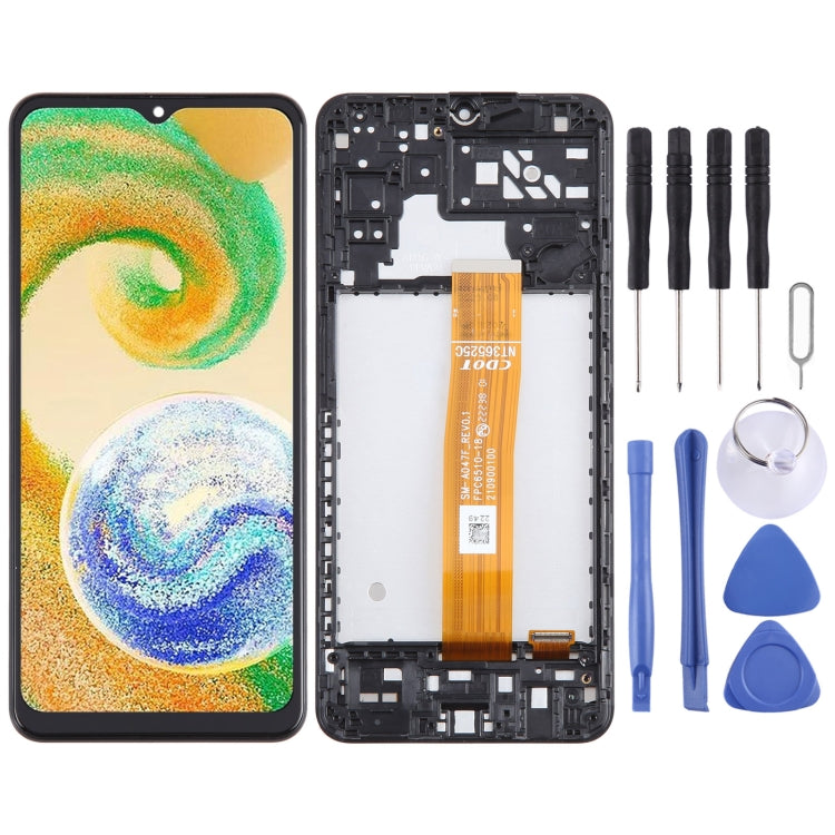 LCD Screen Digitizer Full Assembly with Frame, For Samsung Galaxy A23 4G SM-A235F, For Samsung Galaxy A23 5G SM-A236B, For Samsung Galaxy A14 5G SM-A146B, For Samsung Galaxy A04S SM-A047