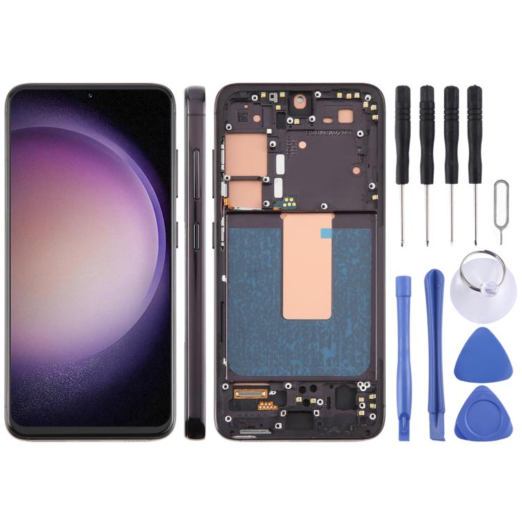 TFT LCD Screen Digitizer Full Assembly with Frame, Not Supporting Fingerprint Identification, For Samsung Galaxy A25 SM-A256B, For Samsung Galaxy A15 5G SM-A156B, For Samsung Galaxy A55 SM-A556B, For Samsung Galaxy A35 SM-A356B
