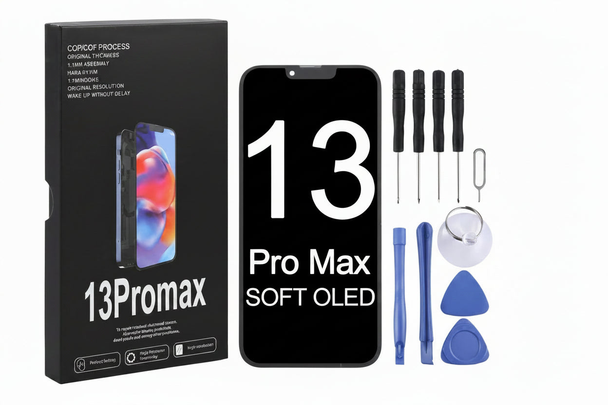 iPhone 13 Pro Max Soft OLED Screen Replacement Display Assembly Touch Digitizer Repair Part