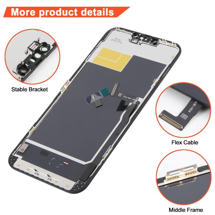 iPhone 13 Pro Max Soft OLED Screen Replacement Display Assembly Touch Digitizer Repair Part