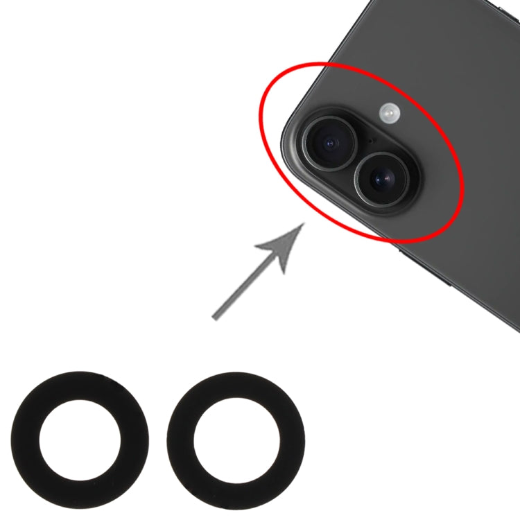 iPhone 16 / 16 Plus Back Camera Lens | Rear Camera Glass Replacement Part