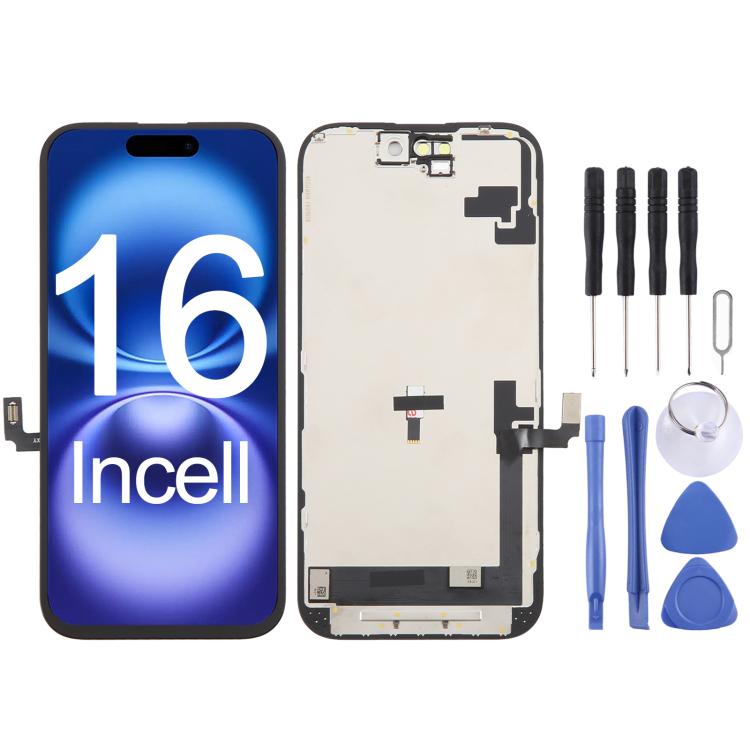 iPhone 16 HD Incell LCD Screen Replacement with Digitizer Full Display Assembly