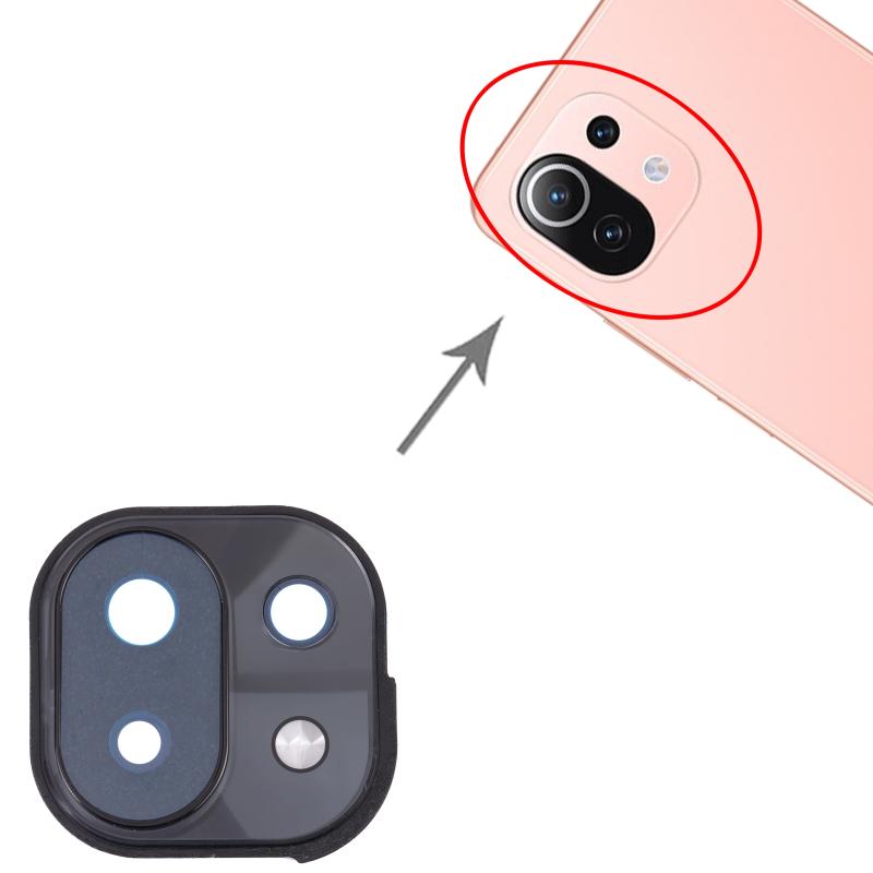 Xiaomi Mi 11 Lite 5G Rear Camera Lens with Frame Replacement | M2101K9G – image 4