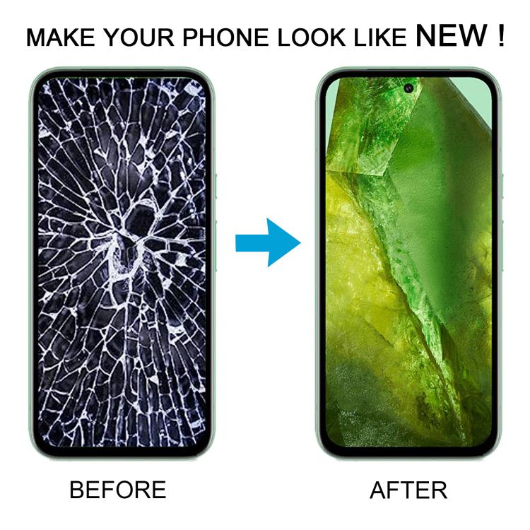 For Google Pixel 8A GKV4X G6GPR G8HHN LCD Screen Digitizer Full Assembly with Frame