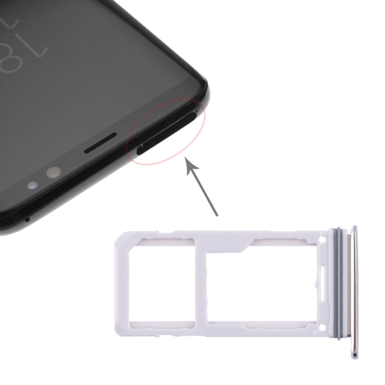 For Galaxy S8 / S8+ 2 SIM Card Tray / Micro SD Card Tray, For Galaxy S8 / S8+, For Samsung Galaxy S8(Double), For Galaxy S8 / S8+(Double SIM)