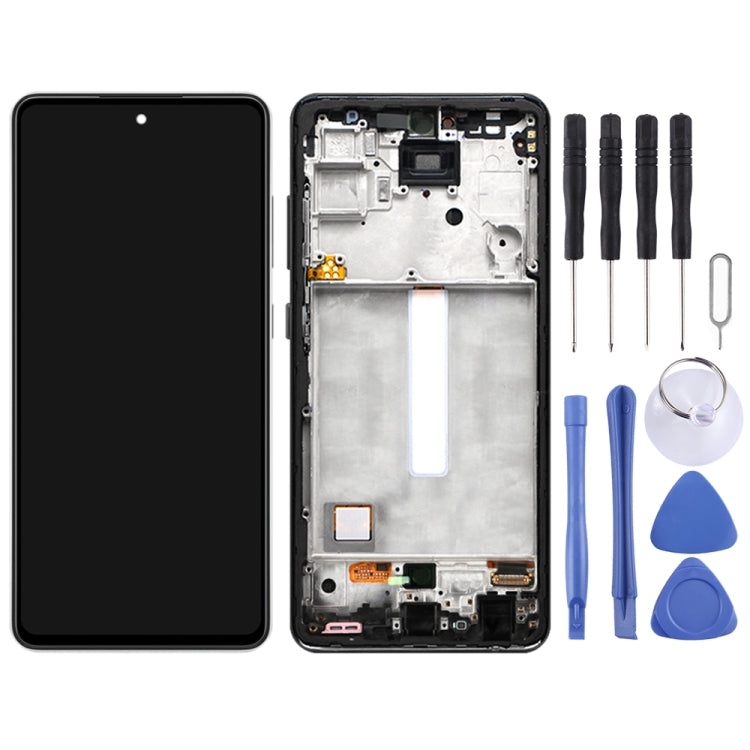 For Samsung Galaxy A52 (5G) LCD Screen and Digitizer Full Assembly With Frame
