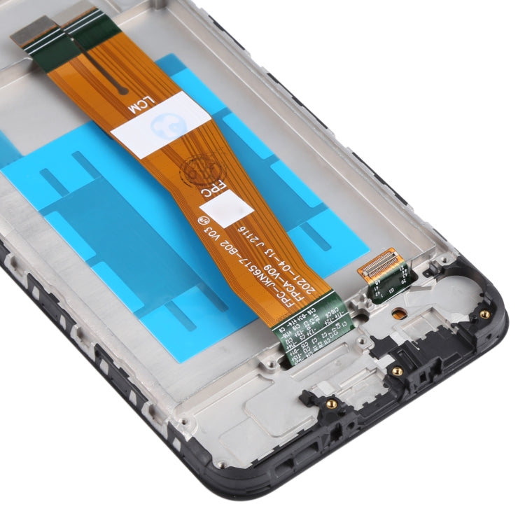 For Samsung Galaxy A03s LCD Screen and Digitizer Full Assembly with Frame