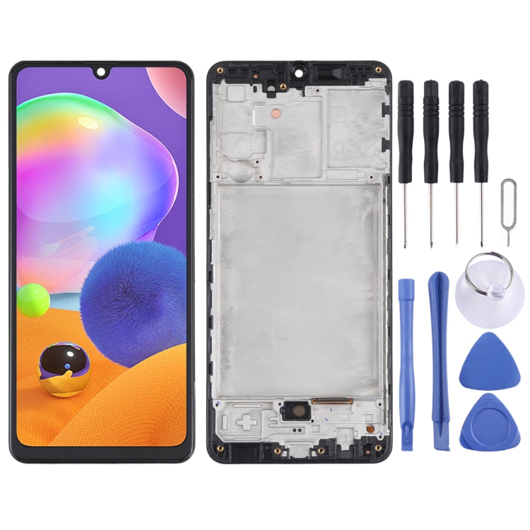 For Samsung Galaxy A31 LCD Screen and Digitizer Full Assembly with Frame