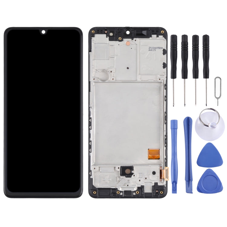 For Samsung Galaxy A41 LCD Screen and Digitizer Full Assembly with Frame