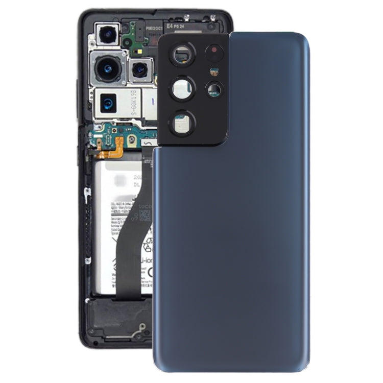 Samsung Galaxy S21 Ultra 5G Back Glass Cover with Camera Lens Frame | Housing Replacement Repair Part