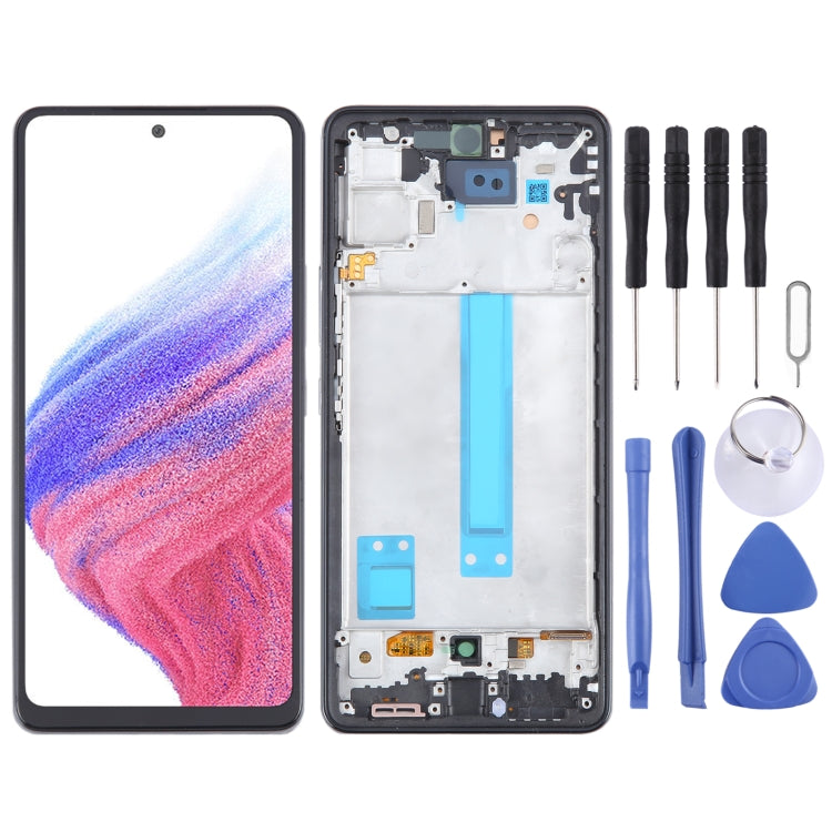 For Samsung Galaxy A53 5G SM-A536 incell LCD Screen Digitizer Full Assembly with Frame
