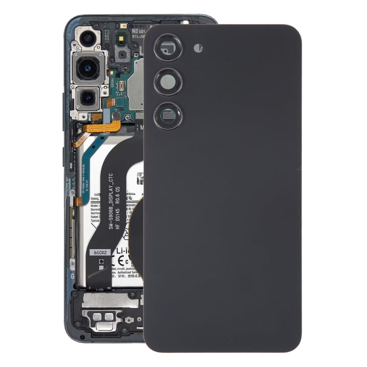 Samsung Galaxy S23+ SM-S916B Back Cover with Camera Lens Frame Replacement | Battery Back Glass Housing Repair Part