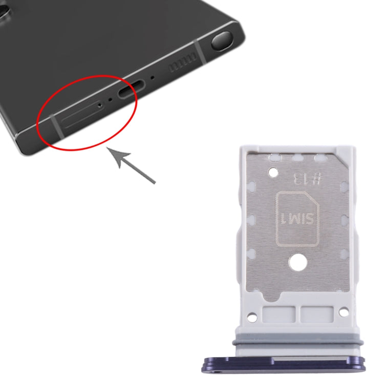 Samsung Galaxy S24 / S24+ 5G SIM Card Tray | Dual SIM & MicroSD Replacement Tray
