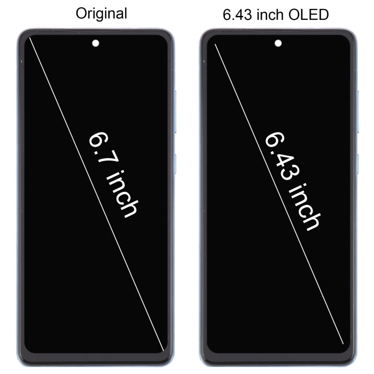 Samsung Galaxy A72 4G SM-A725 6.43" LCD Screen Replacement with Frame | UK Stock