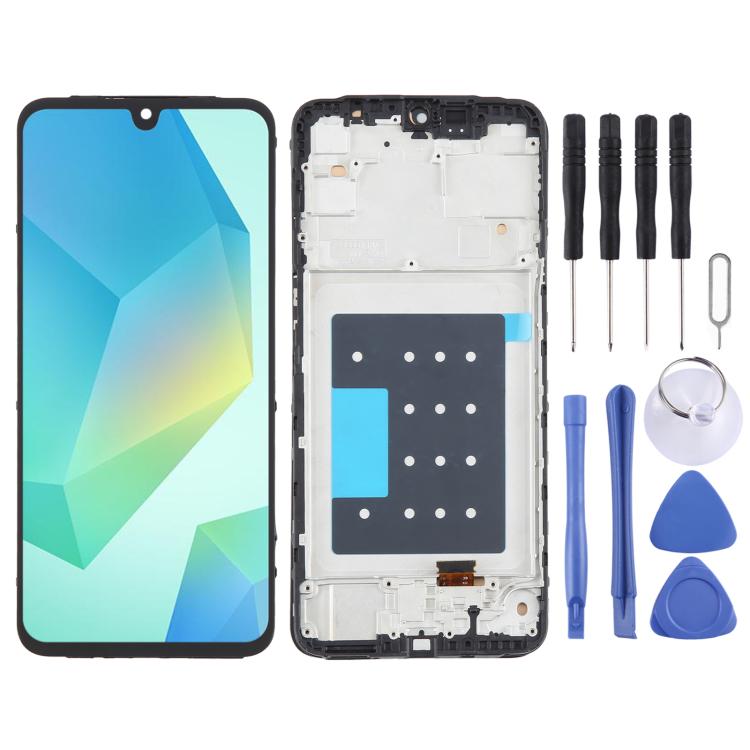 For Samsung Galaxy A16 5G SM-A166B 6.66 inch US Version OLED LCD Screen Digitizer Full Assembly with Frame