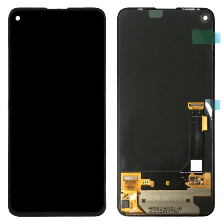 OLED Material LCD Screen and Digitizer Full Assembly for Google Pixel 4a 5G GD1YQ G025I, For Google Pixel 4a 5G