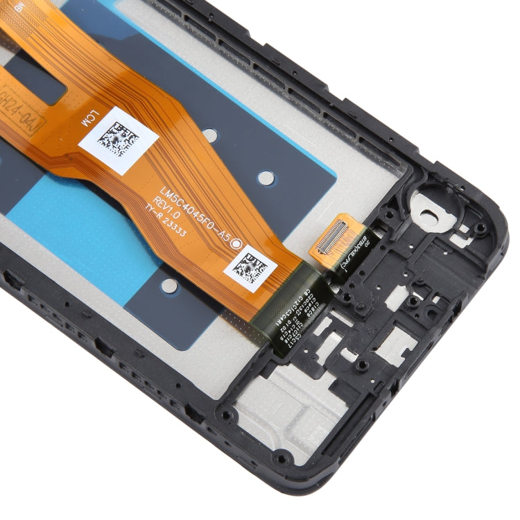 For Samsung Galaxy A05 SM-A055F LCD Screen Digitizer Full Assembly with Frame