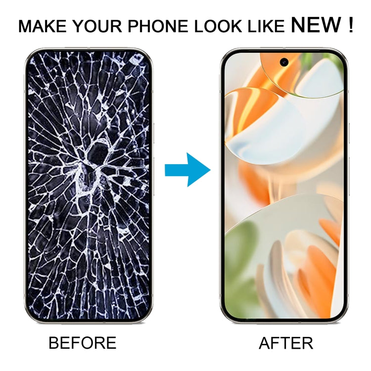 For Google Pixel 9 Pro GR83Y GEC77 OLED Material LCD Screen Digitizer Full Assembly with Frame