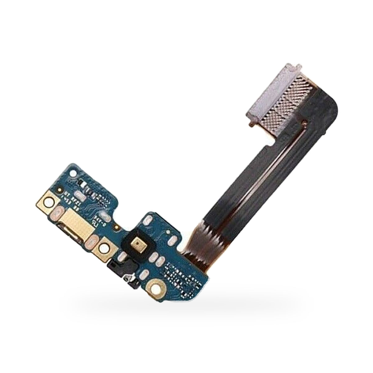 HTC ONE M9 Headphone Charging Port and Headphone Jack Flex Replacement - new OEM standard charging port on white background