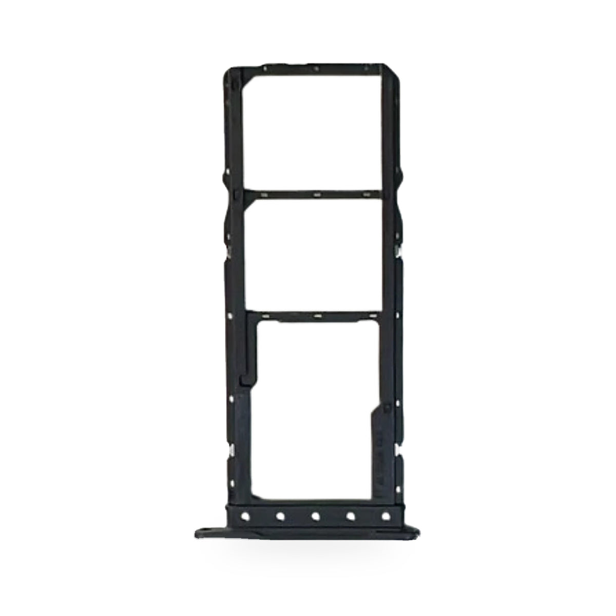 Huawei Honor X5C SIM Card Tray Holder Replacement (BLACK) - new OEM standard SIM tray on white background