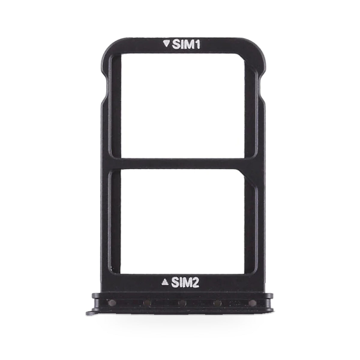 Huawei P20 Pro Socket SIM Card Tray Holder Replacement - new OEM standard SIM tray on white background