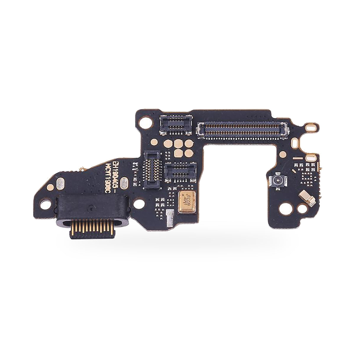 Huawei P30 Charging Port Flex Replacement - new OEM standard charging port on white background