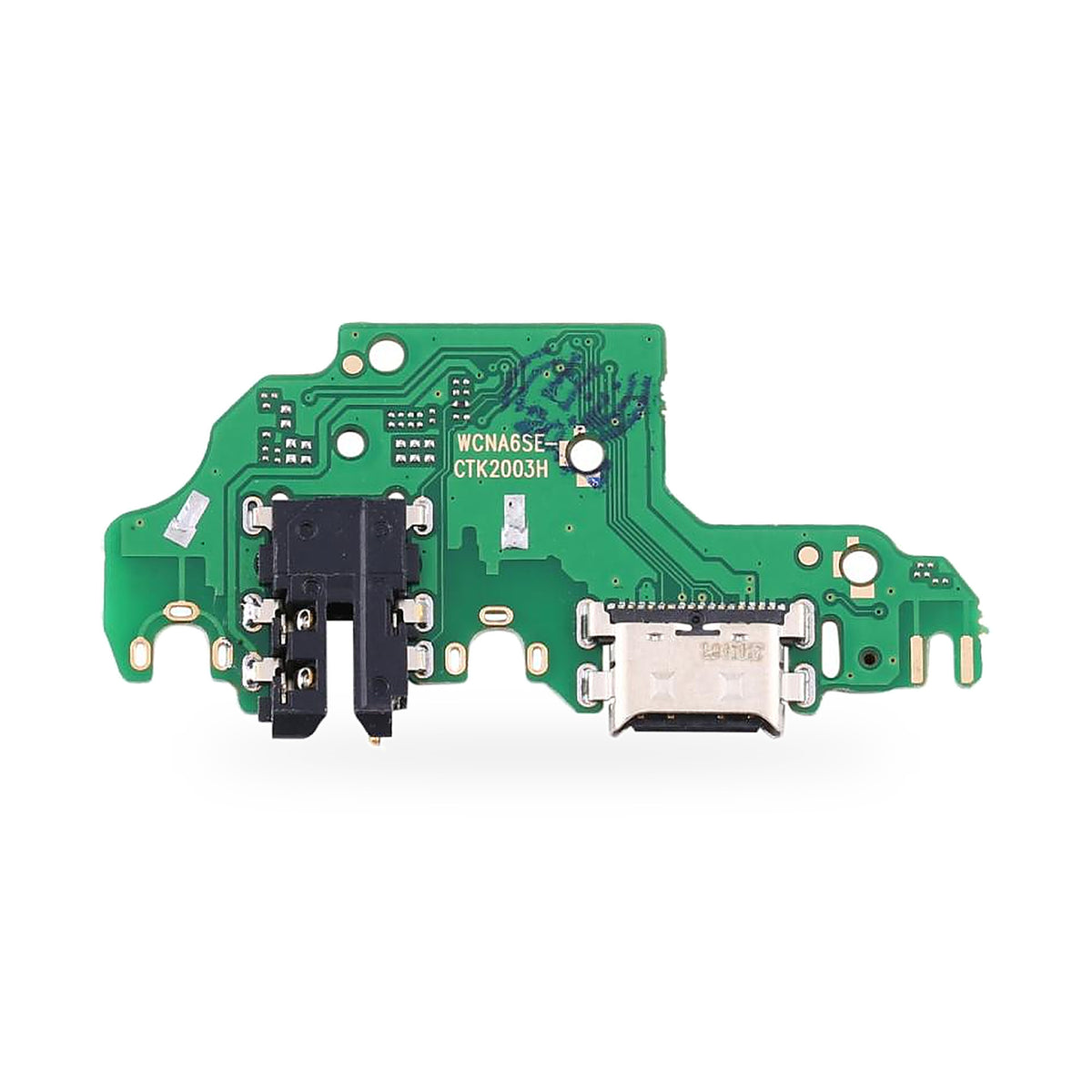 Huawei P40 Lite Charging Port Flex Replacement - new OEM standard charging port on white background