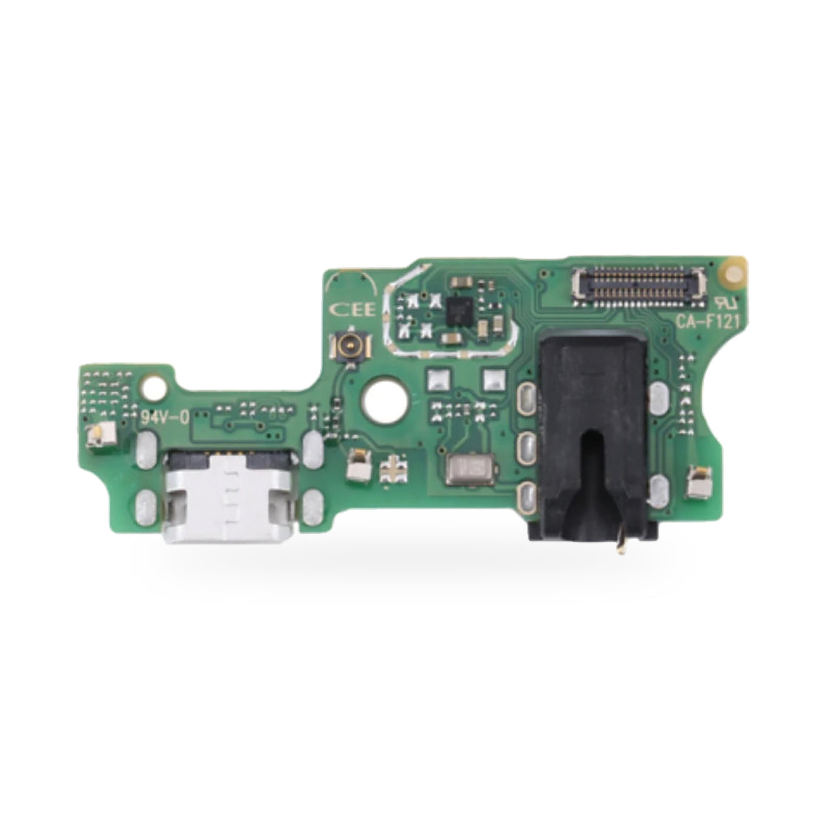 Infinix Hot 10s 10T Charging Port Flex Replacement - new OEM standard charging port on white background