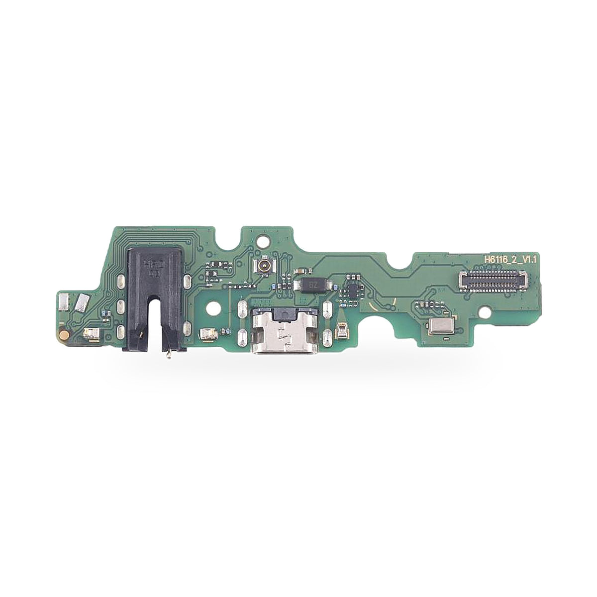 Infinix Hot 10s Charging Port Flex Replacement - new OEM standard charging port on white background