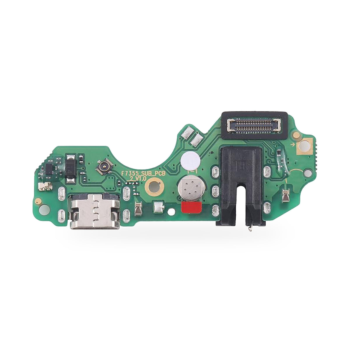 Infinix Hot 12i X665 Charging Port Flex Replacement - new OEM standard charging port on white background