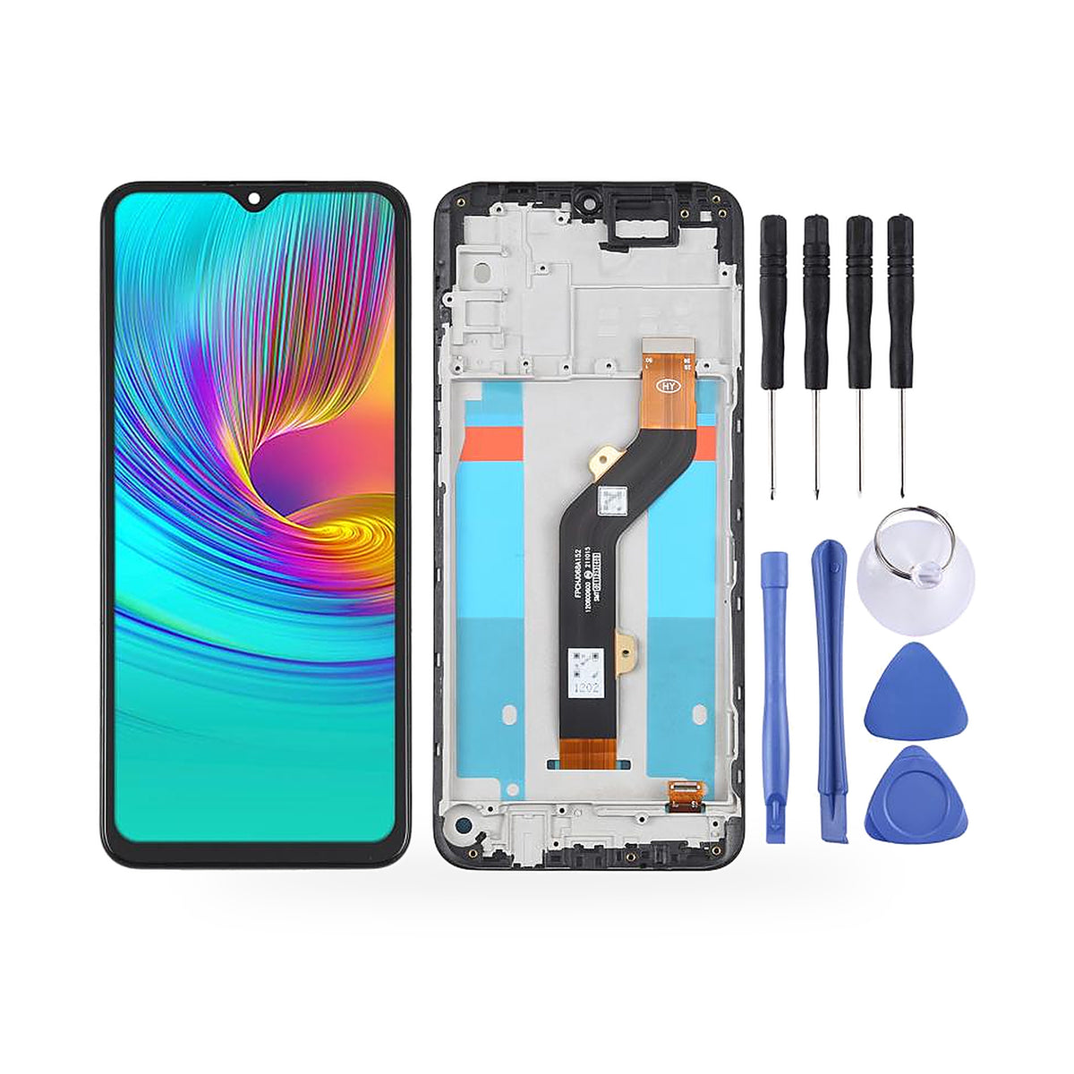 Infinix Hot 9 Play X680 LCD Screen and Touch Digitiser Assembly Replacement - new OEM standard screen on white background