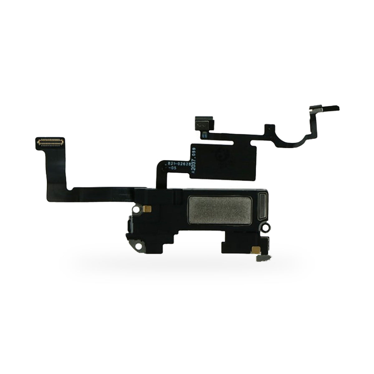 iPhone 12 Pro Proximity Earpiece Speaker Replacement - new OEM standard earpiece speaker on white background