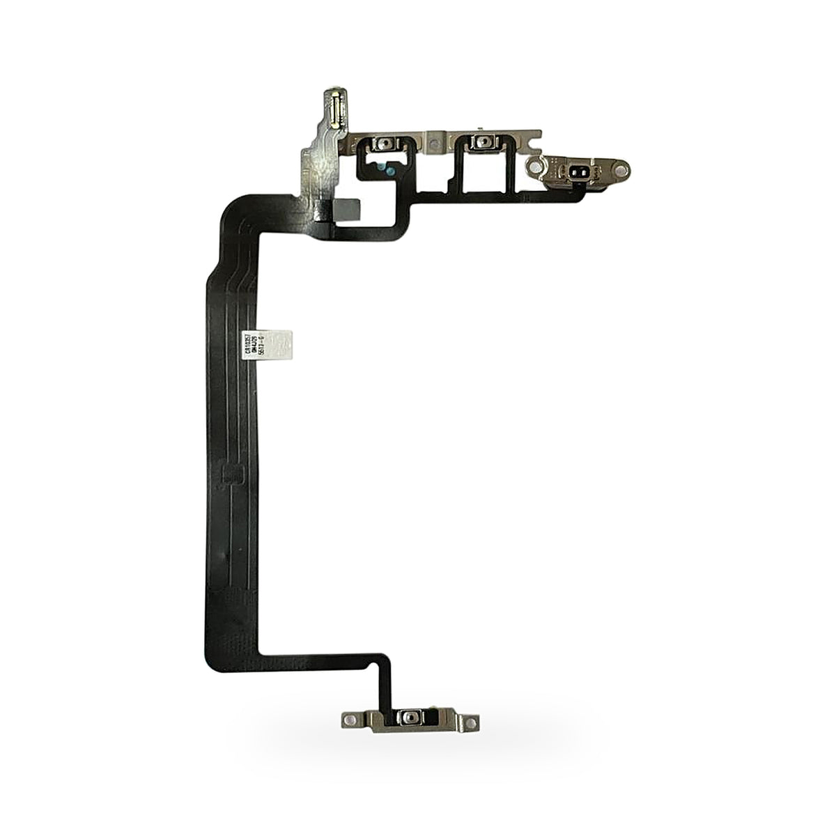 iPhone 13 Pro Max Power and Volume Button Flex Cable Replacement - new OEM standard button flex on white background