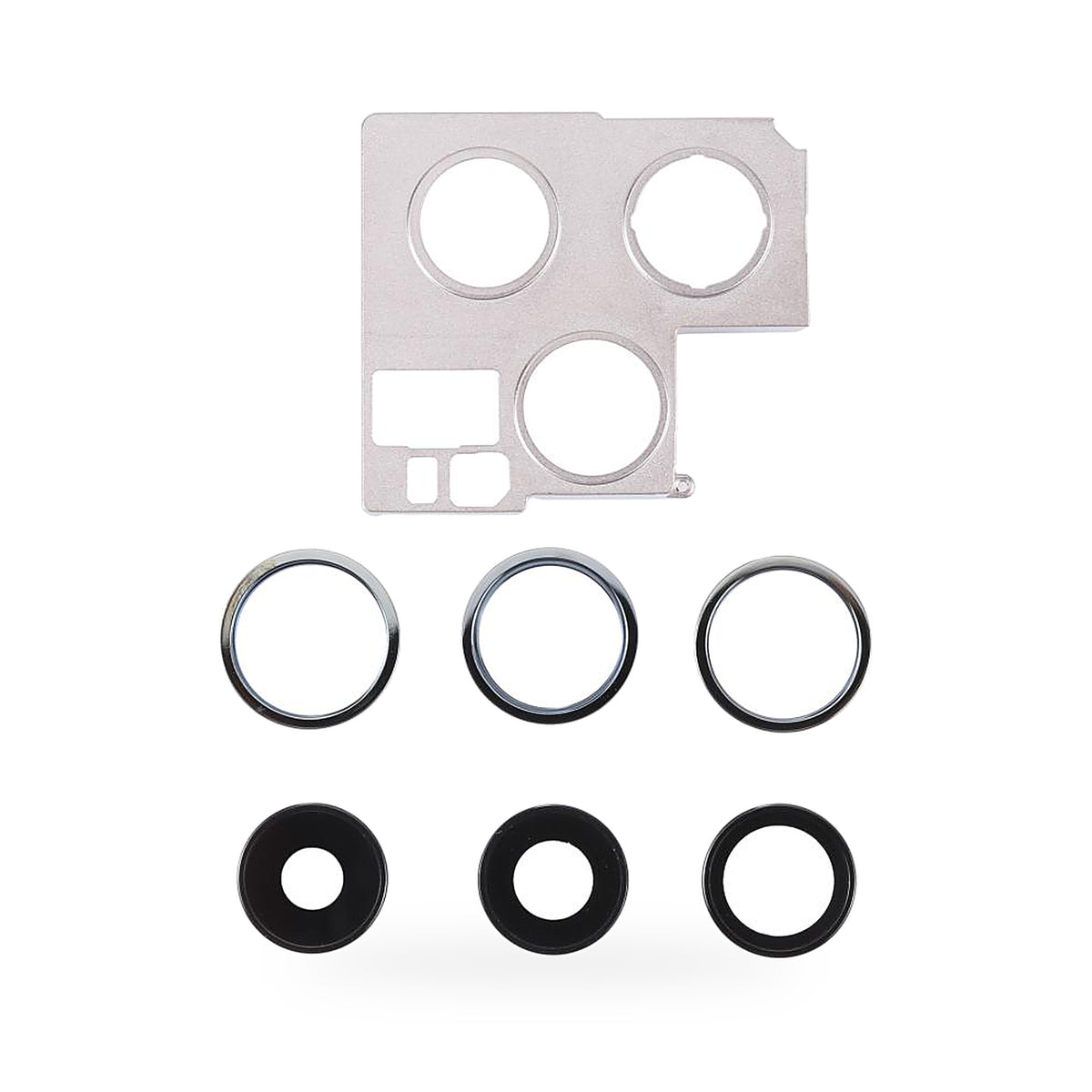 iPhone 13 Pro Plus Rear Camera Lens Glass Replacement - new OEM standard camera lens on white background