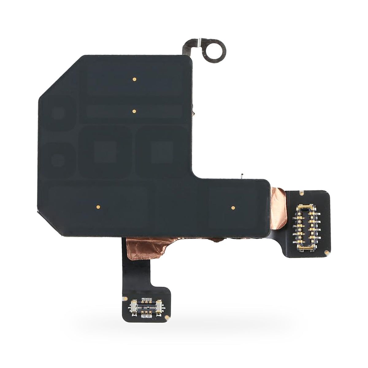 iPhone 13 WiFi Antenna Signal Flex Cable Replacement - new OEM standard antenna flex on white background