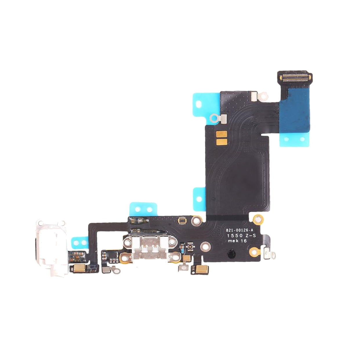 Apple iPhone 6s Plus charging port flex cable replacement, white