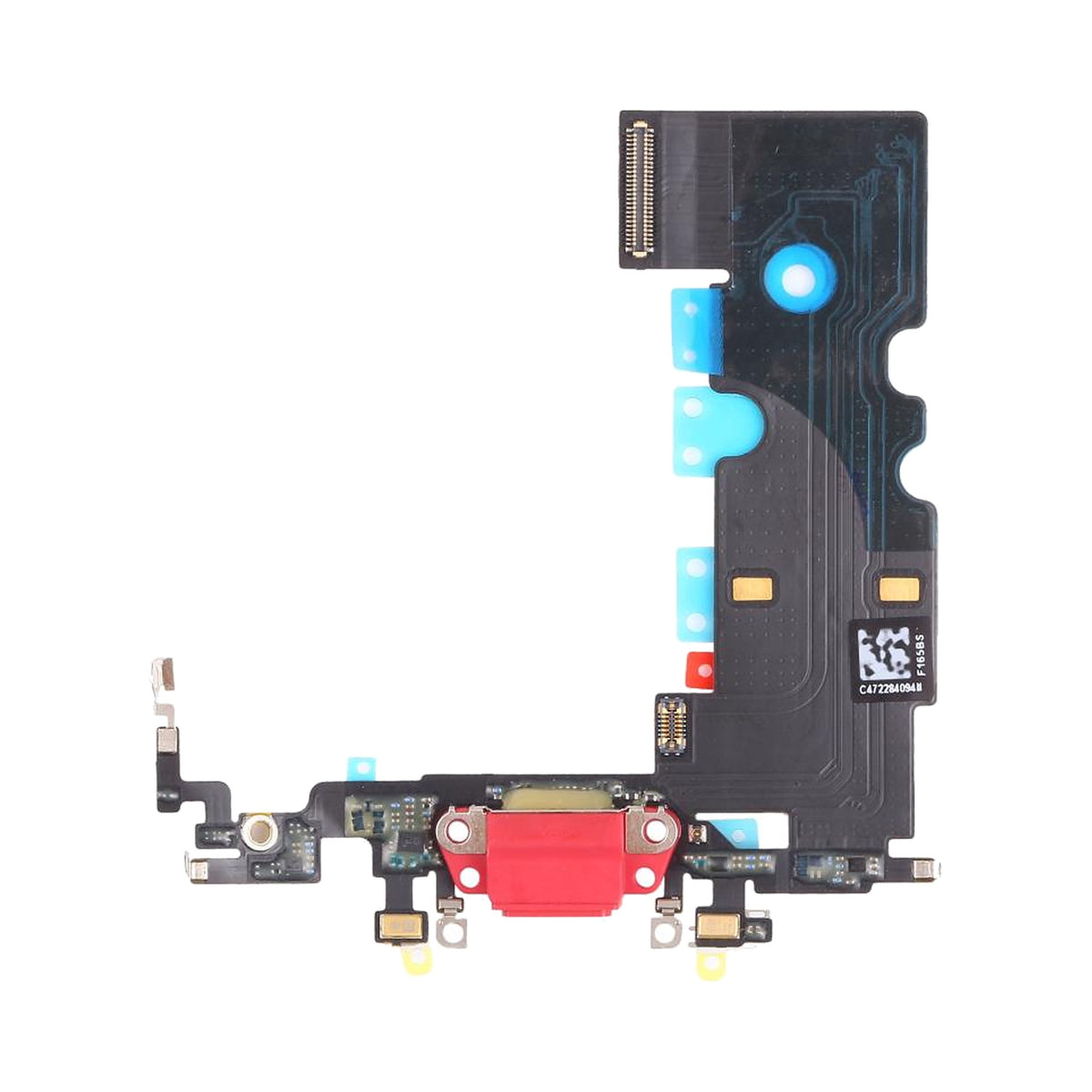 Apple iPhone 8 charging port flex cable replacement, red