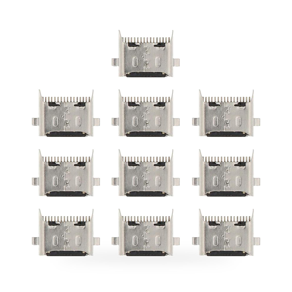 Lenovo Tab M10 Plus 3rd Gen Charging Port Flex Replacement - new OEM standard charging port on white background