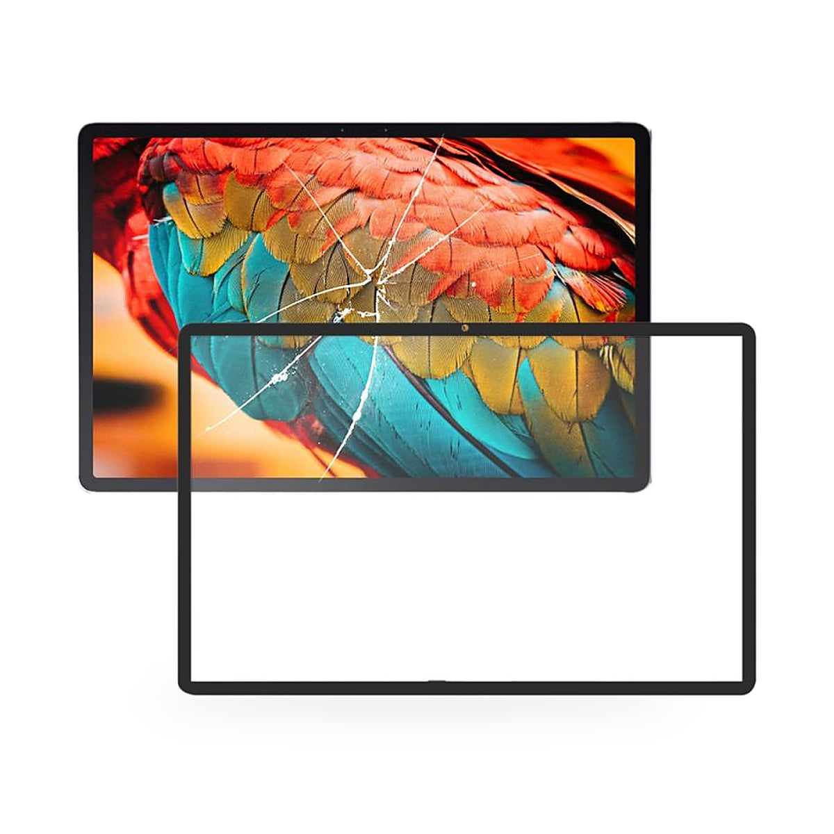 Lenovo Tab P11 TB J616F LCD Screen and Touch Digitiser Assembly Replacement - new OEM standard screen on white background