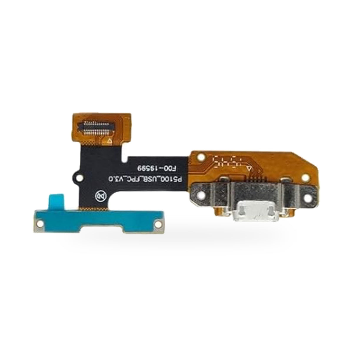 LENOVO YOGA TAB 3 YT3 X50 Block Charging Port Flex Replacement - new OEM standard charging port on white background