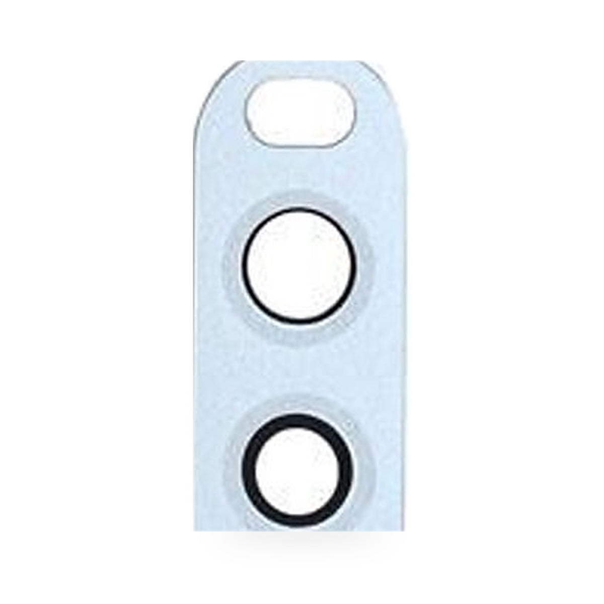 LG V20 Rear Camera Lens Glass Replacement (Silver) - new OEM standard camera lens on white background