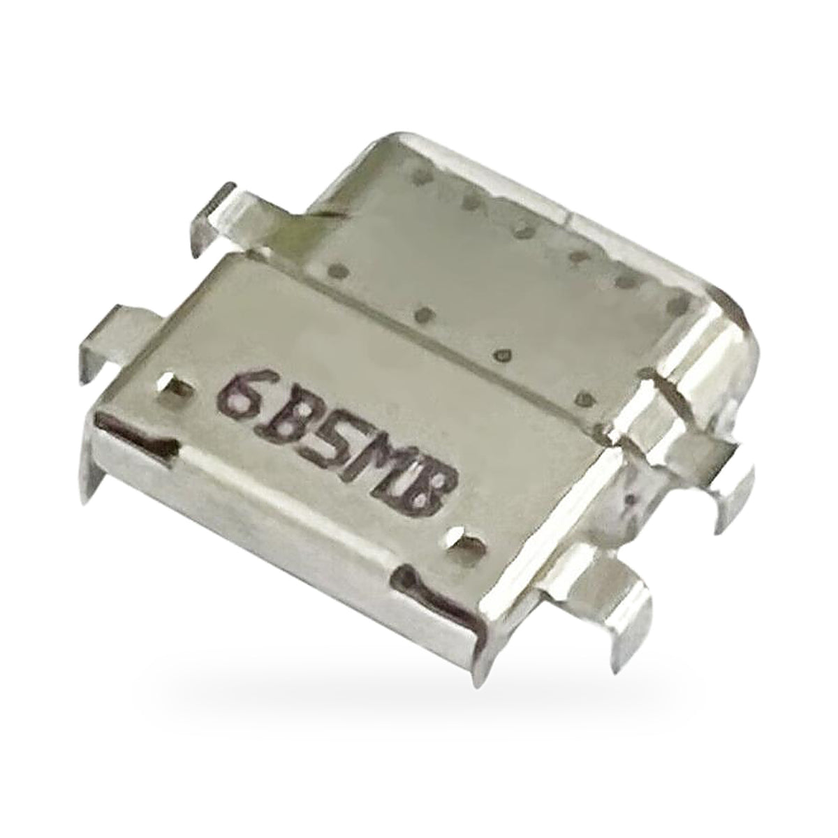 Motorola Moto E15 Charging Port Flex Replacement - new OEM standard charging port on white background