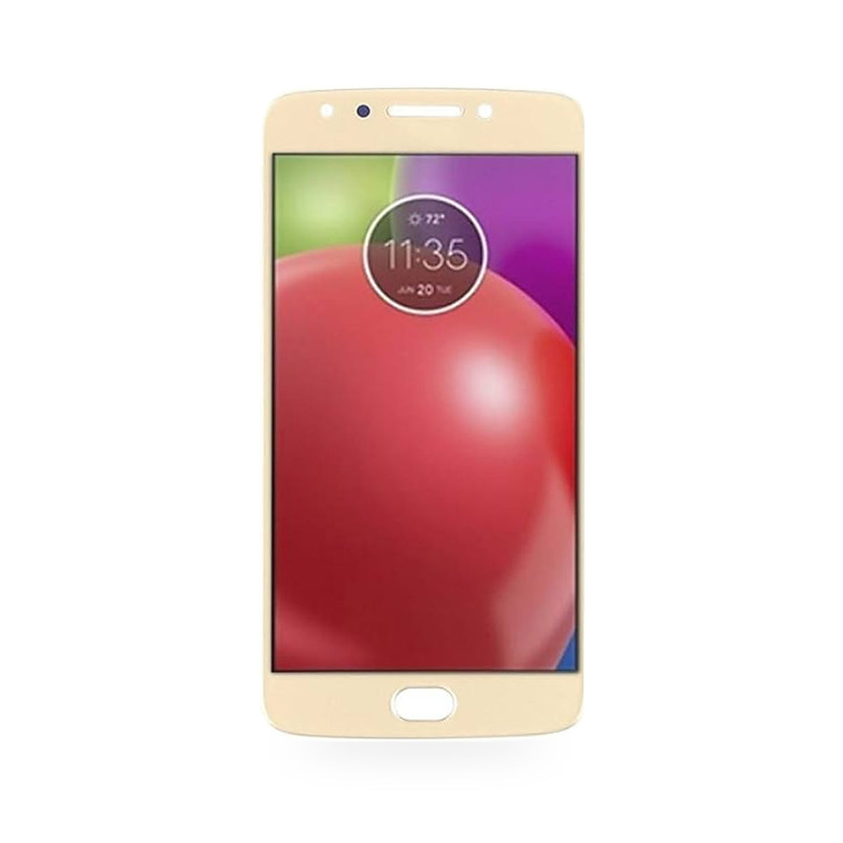 Motorola Moto E4 LCD Screen and Touch Digitiser Assembly Replacement - new OEM standard screen on white background