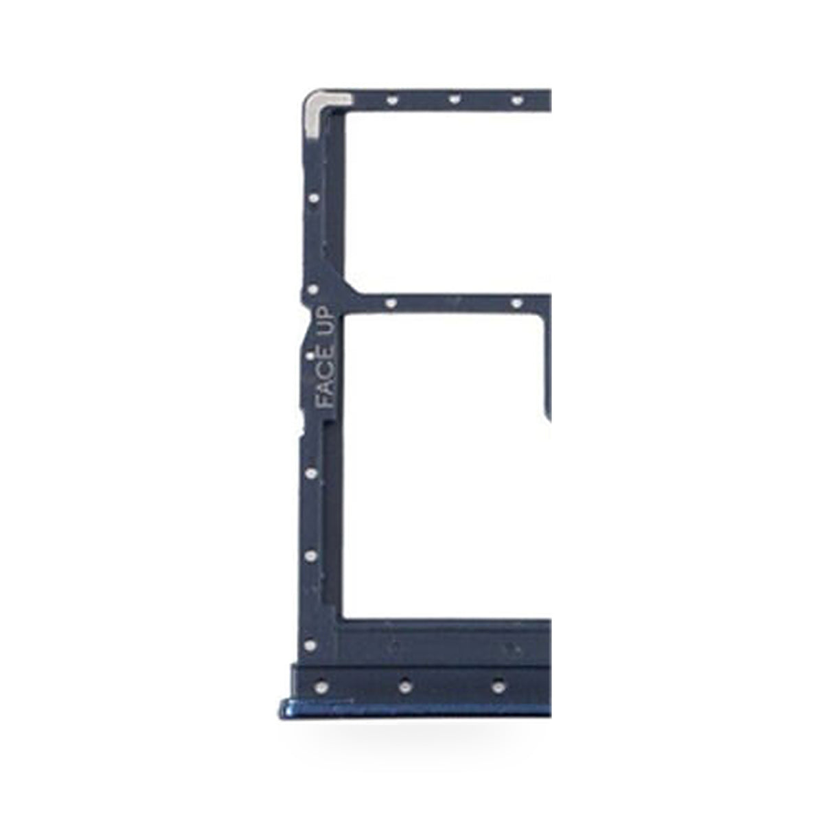 Motorola Moto G9 Plus SIM Card Tray Holder Replacement - new OEM standard SIM tray on white background