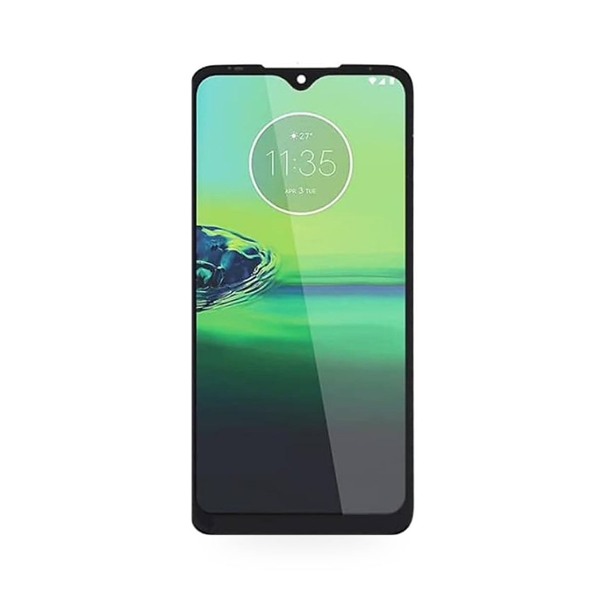 Motorola Moto One Macro / XT 2016 1 LCD Screen and Touch Digitiser Assembly Replacement - new OEM standard screen on white ba