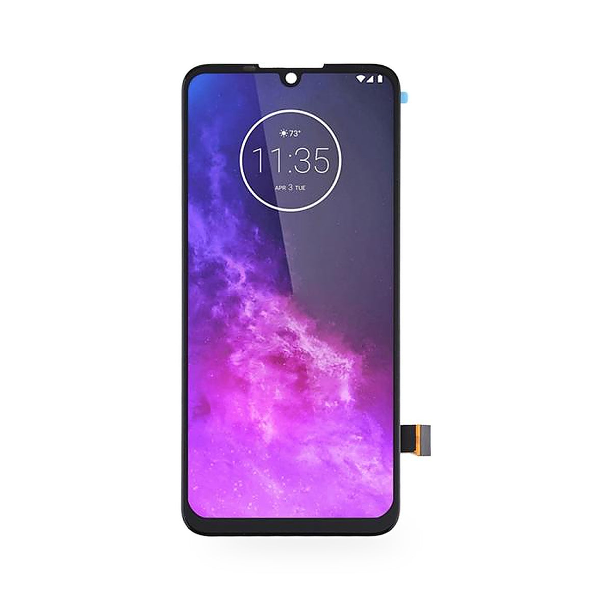 Motorola Moto One Zoom LCD Screen and Touch Digitiser Assembly Replacement - new OEM standard screen on white background
