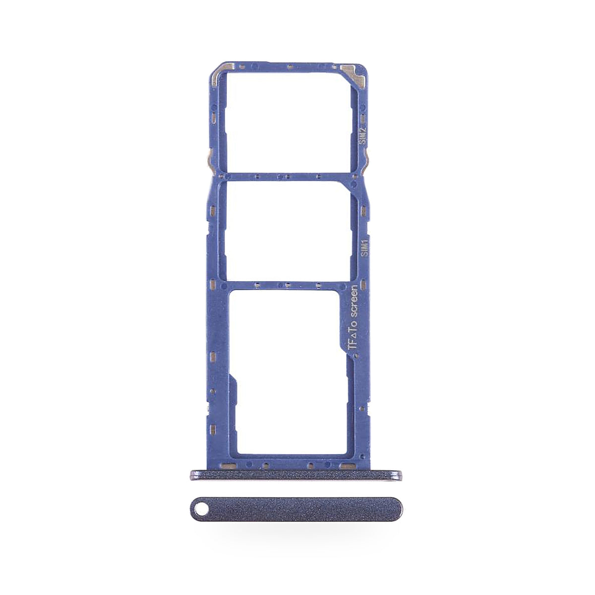 Nokia G20 SIM Card Tray Holder Replacement - new OEM standard SIM tray on white background
